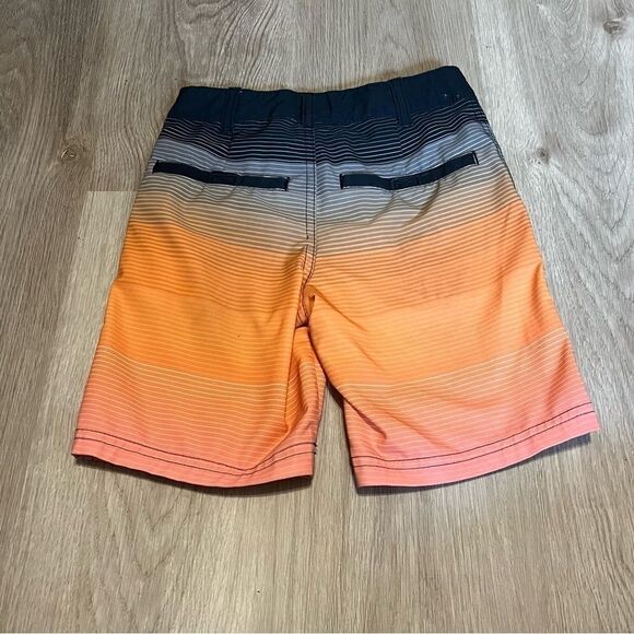 Kid's Art Class Orange Grey Ombre Swimsuit - Picture 4 of 6